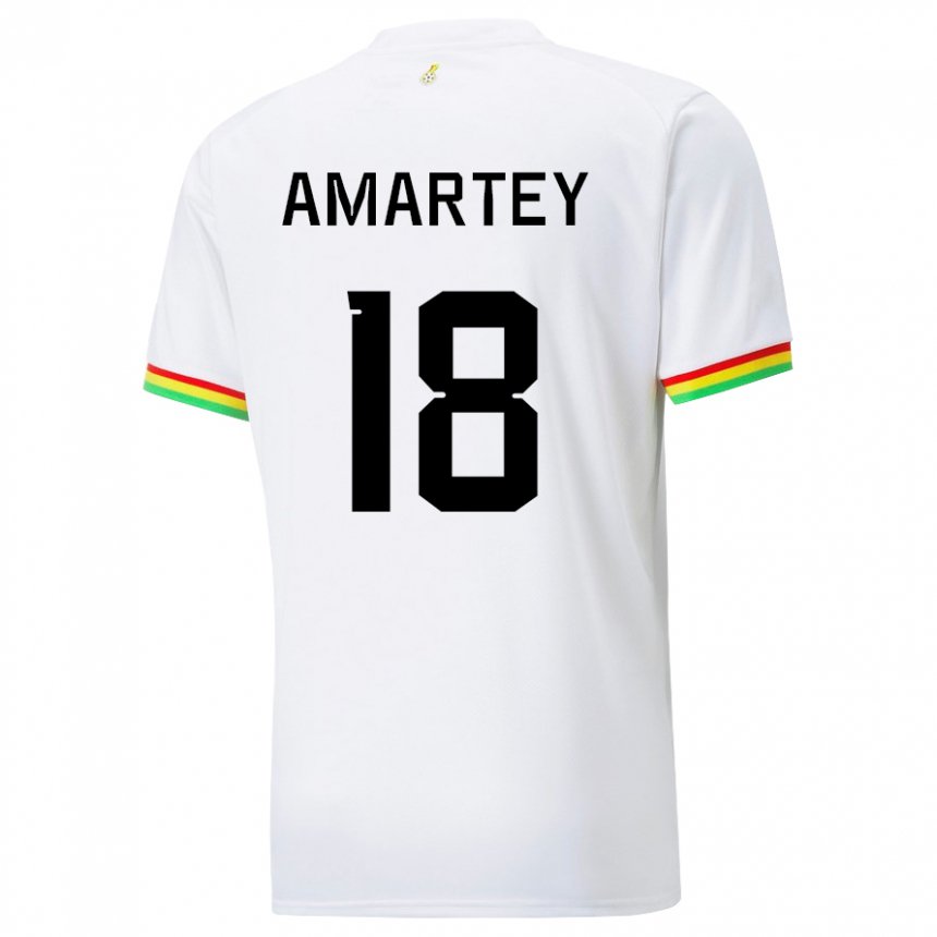 Herren Ghanaische Daniel Amartey #18 Weiß Heimtrikot Trikot 22-24 T-shirt Österreich
