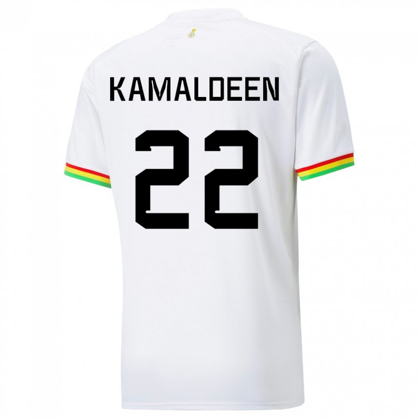Herren Ghanaische Kamaldeen Sulemana #22 Weiß Heimtrikot Trikot 22-24 T-shirt Österreich
