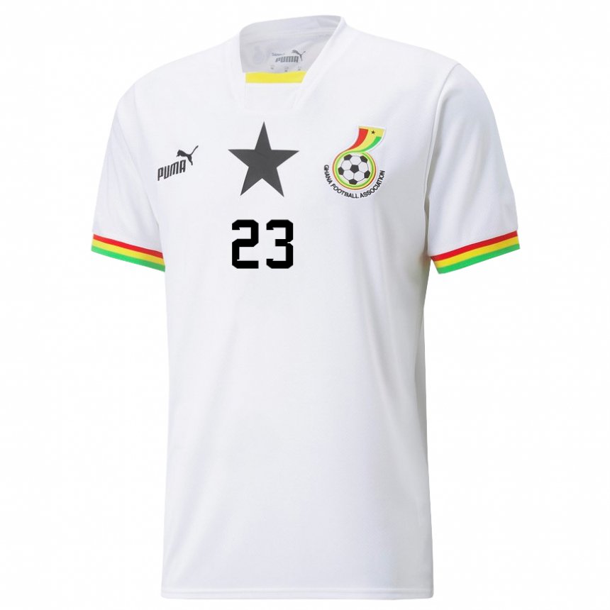 Herren Ghanaische Alexander Djiku #23 Weiß Heimtrikot Trikot 22-24 T-shirt Österreich