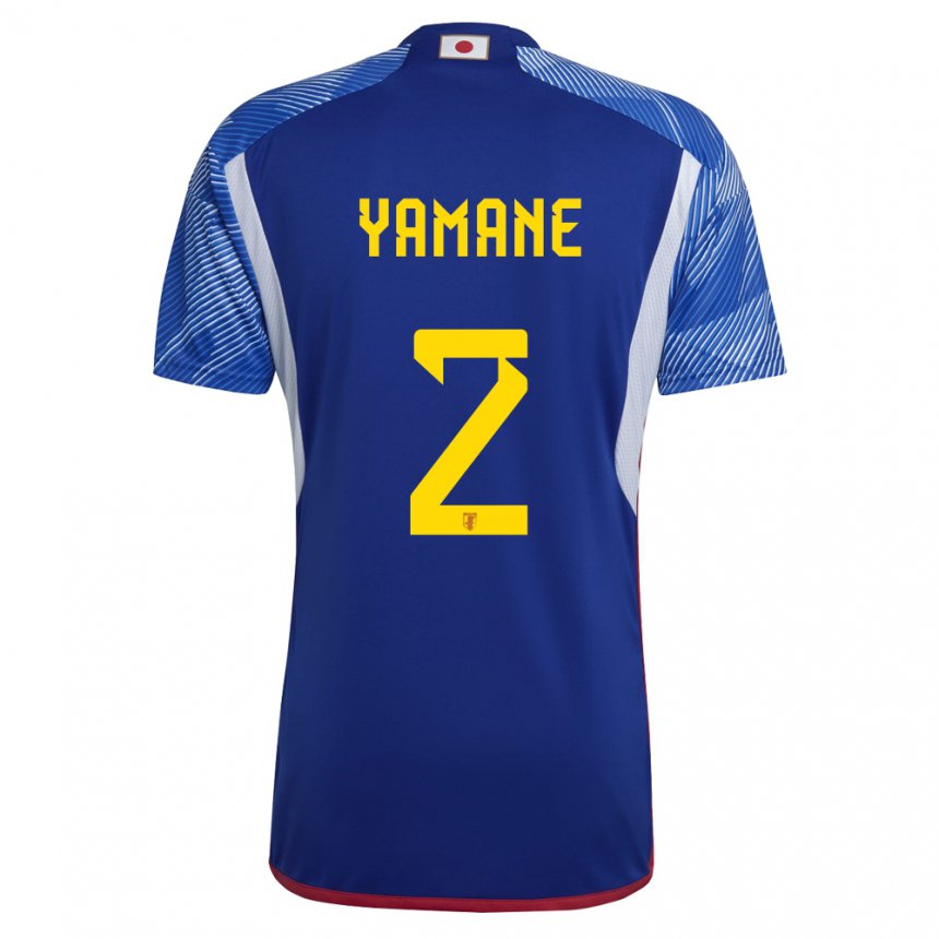 Herren Japanische Miki Yamane #2 Königsblau Heimtrikot Trikot 22-24 T-shirt Österreich