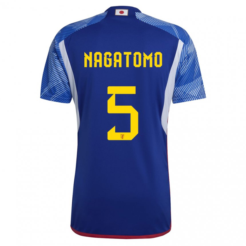 Herren Japanische Yuto Nagatomo #5 Königsblau Heimtrikot Trikot 22-24 T-shirt Österreich