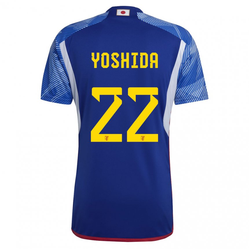 Herren Japanische Maya Yoshida #22 Königsblau Heimtrikot Trikot 22-24 T-shirt Österreich