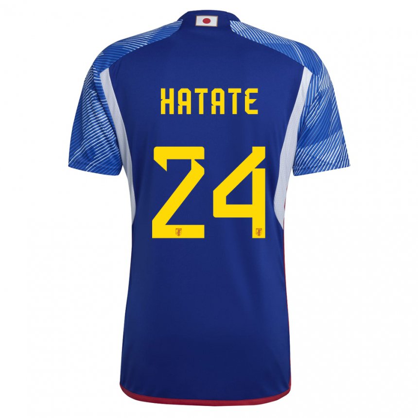 Herren Japanische Reo Hatate #24 Königsblau Heimtrikot Trikot 22-24 T-shirt Österreich
