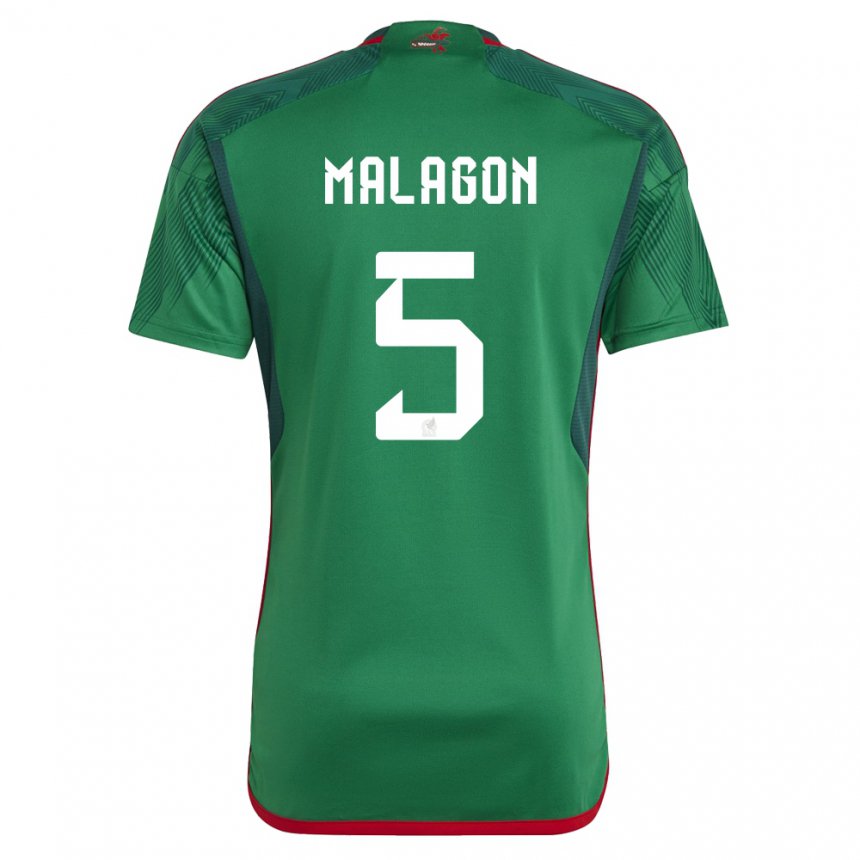 Herren Mexikanische Luis Malagon #5 Grün Heimtrikot Trikot 22-24 T-shirt Österreich