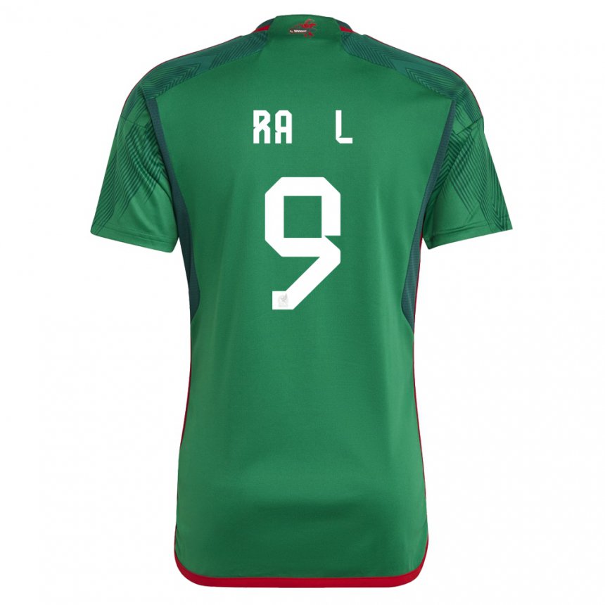 Herren Mexikanische Raul Jimenez #9 Grün Heimtrikot Trikot 22-24 T-shirt Österreich