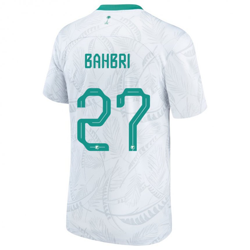Herren Saudi-arabische Hatan Bahbri #27 Weiß Heimtrikot Trikot 22-24 T-shirt Österreich