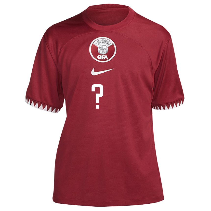 Herren Katarische Ihren Namen #0 Kastanienbraun Heimtrikot Trikot 22-24 T-shirt Österreich
