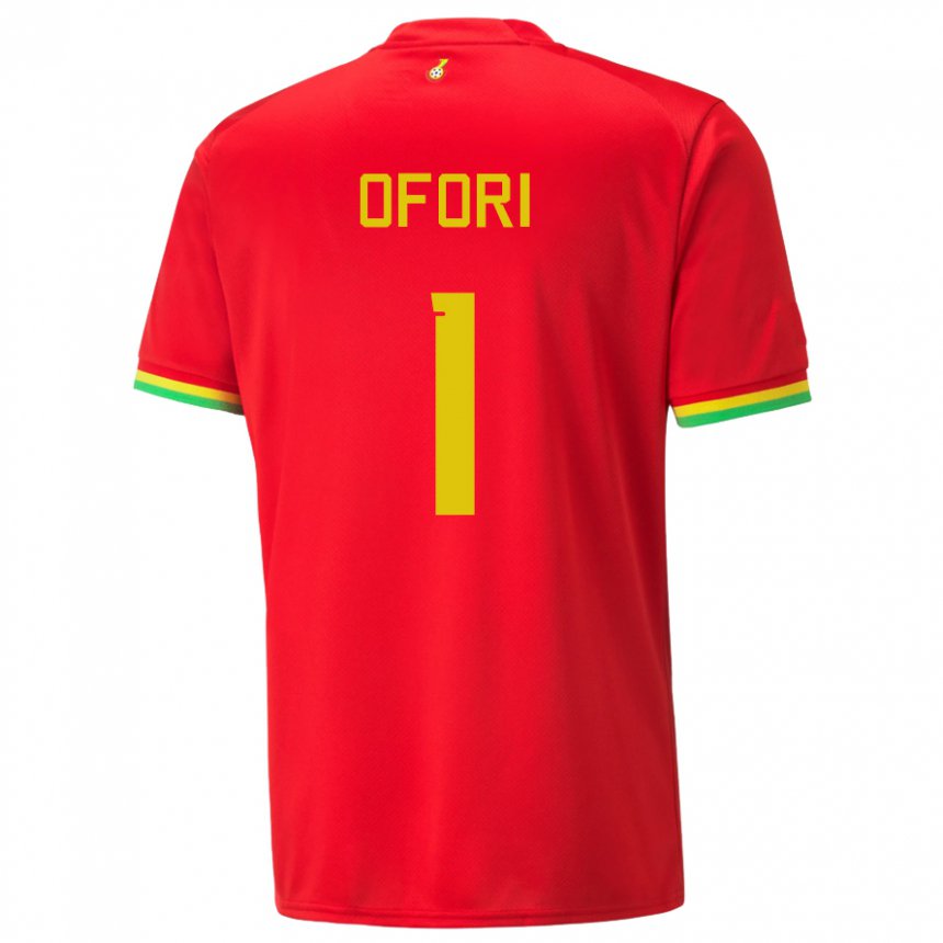 Herren Ghanaische Richard Ofori #1 Rot Auswärtstrikot Trikot 22-24 T-shirt Österreich