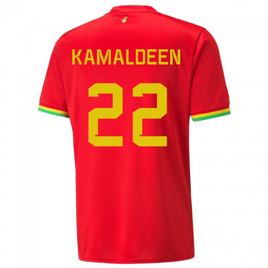 Herren Ghanaische Kamaldeen Sulemana #22 Rot Auswärtstrikot Trikot 22-24 T-shirt Österreich