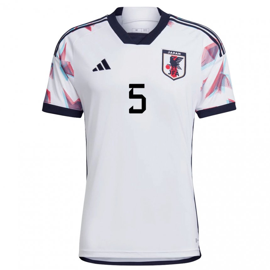 Herren Japanische Yuto Nagatomo #5 Weiß Auswärtstrikot Trikot 22-24 T-shirt Österreich
