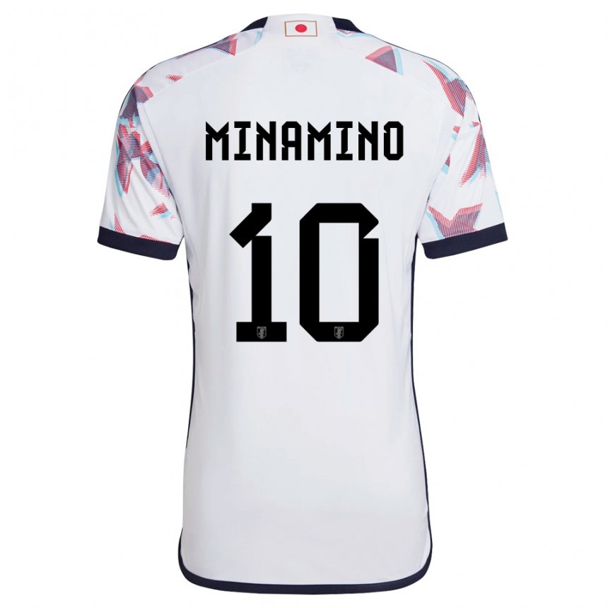 Herren Japanische Takumi Minamino #10 Weiß Auswärtstrikot Trikot 22-24 T-shirt Österreich