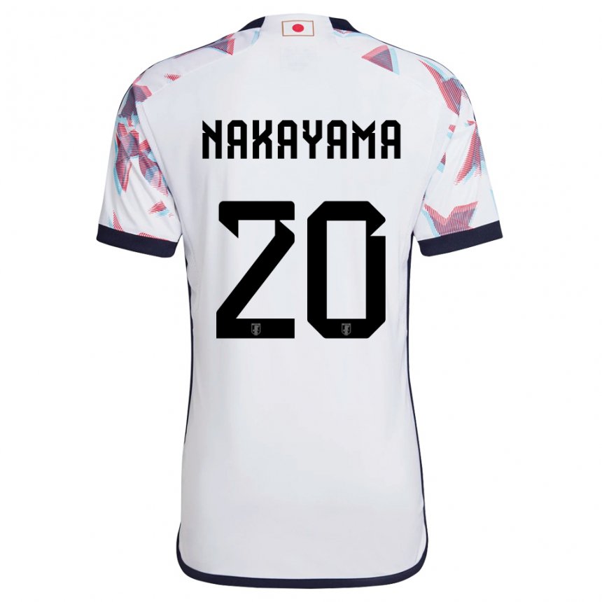 Herren Japanische Yuta Nakayama #20 Weiß Auswärtstrikot Trikot 22-24 T-shirt Österreich