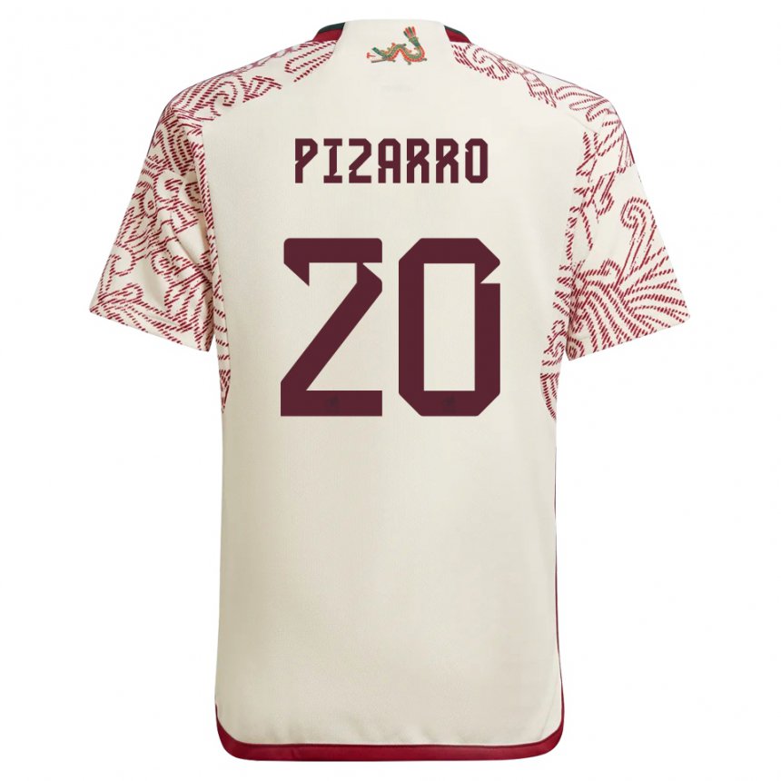 Herren Mexikanische Rodolfo Pizarro #20 Wunder Weiß Rot Auswärtstrikot Trikot 22-24 T-shirt Österreich