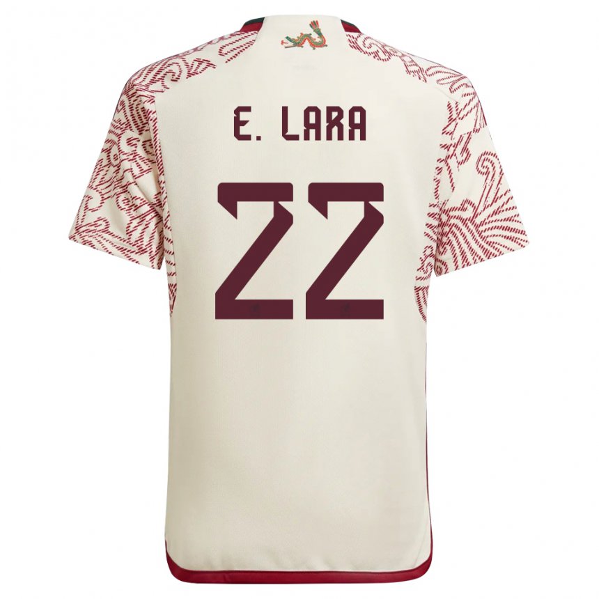 Herren Mexikanische Emilio Lara #22 Wunder Weiß Rot Auswärtstrikot Trikot 22-24 T-shirt Österreich
