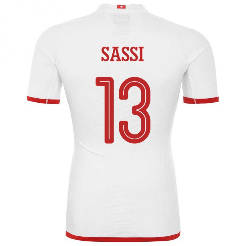Herren Tunesische Ferjani Sassi #13 Weiß Auswärtstrikot Trikot 22-24 T-shirt Österreich