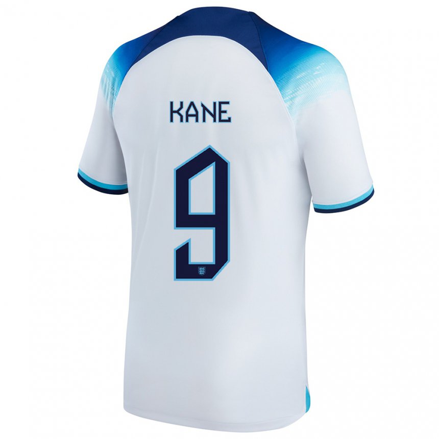 Damen Englische Harry Kane #9 Weiß Blau Heimtrikot Trikot 22-24 T-shirt Österreich