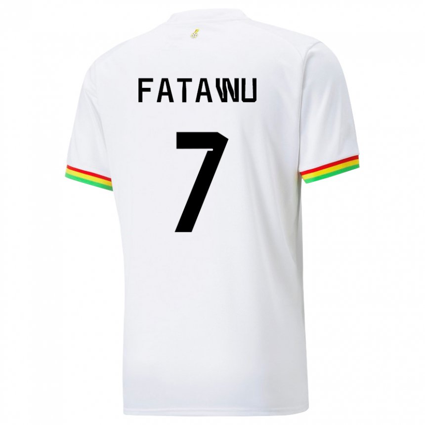 Damen Ghanaische Issahaku Fatawu #7 Weiß Heimtrikot Trikot 22-24 T-shirt Österreich