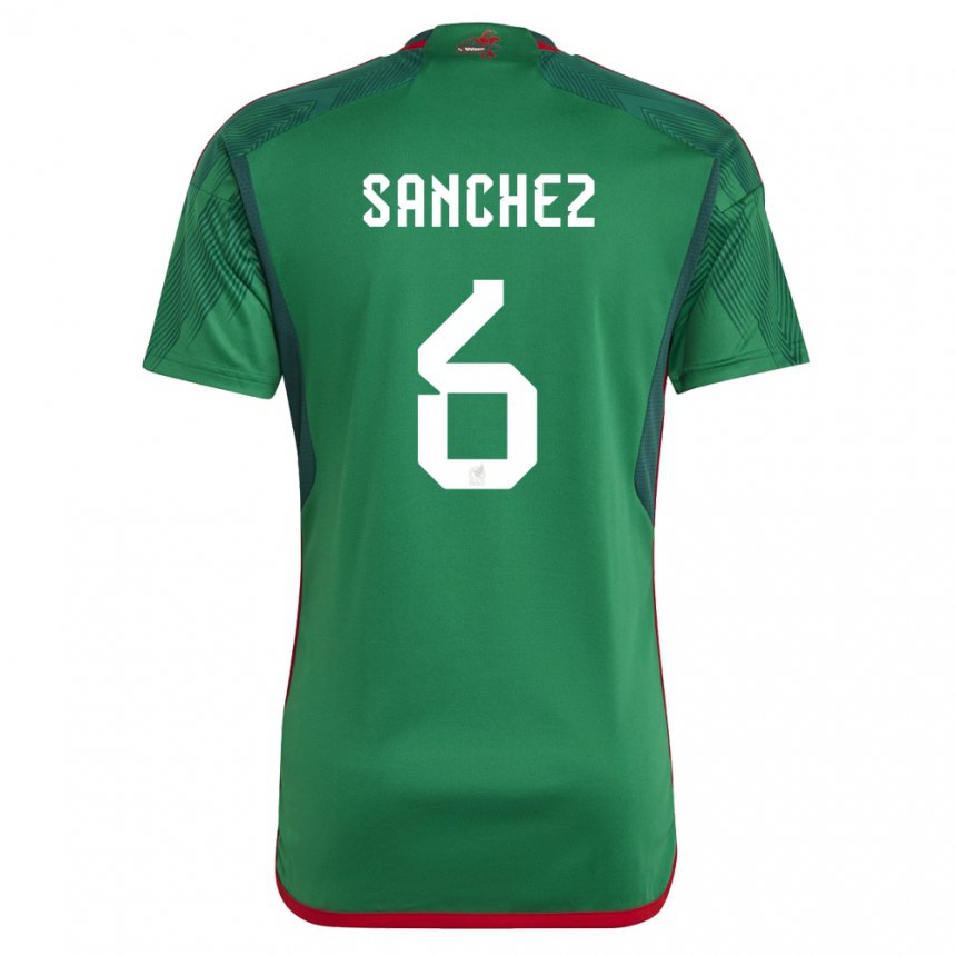Damen Mexikanische Erick Sanchez #6 Grün Heimtrikot Trikot 22-24 T-shirt Österreich