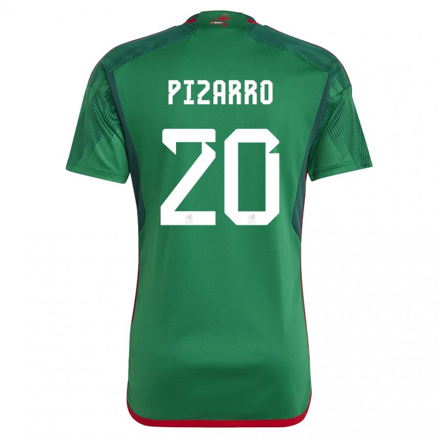 Damen Mexikanische Rodolfo Pizarro #20 Grün Heimtrikot Trikot 22-24 T-shirt Österreich