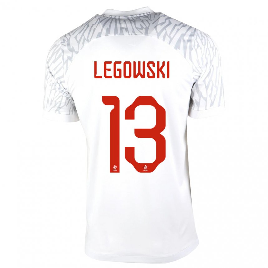 Damen Polnische Mateusz Legowski #13 Weiß Heimtrikot Trikot 22-24 T-shirt Österreich