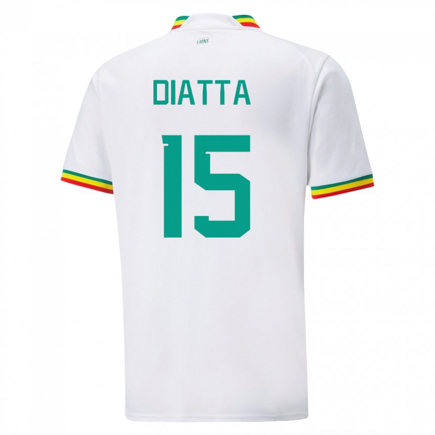 Damen Senegalesische Krepin Diatta #15 Weiß Heimtrikot Trikot 22-24 T-shirt Österreich