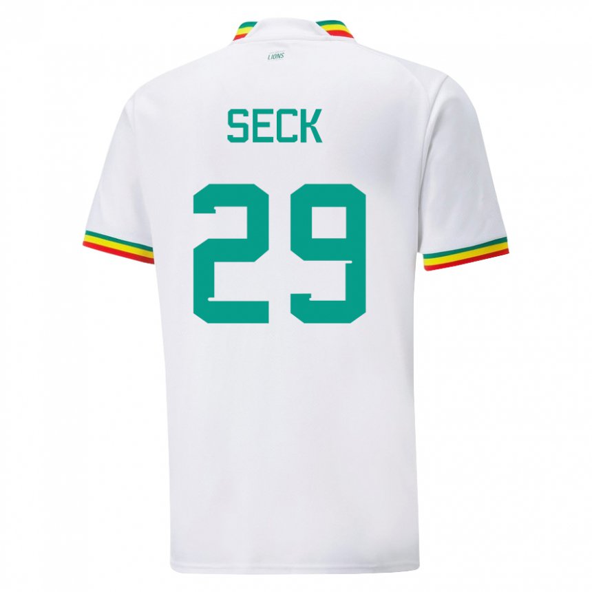 Damen Senegalesische Demba Seck #29 Weiß Heimtrikot Trikot 22-24 T-shirt Österreich