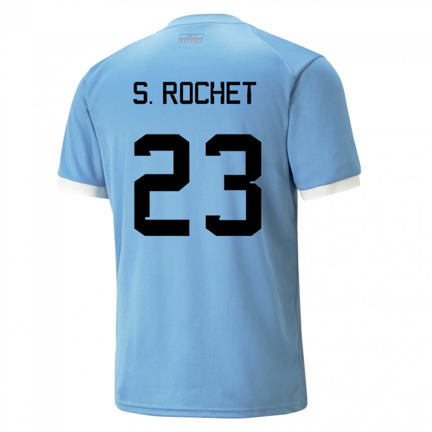 Damen Uruguayische Sergio Rochet #23 Blau Heimtrikot Trikot 22-24 T-shirt Österreich
