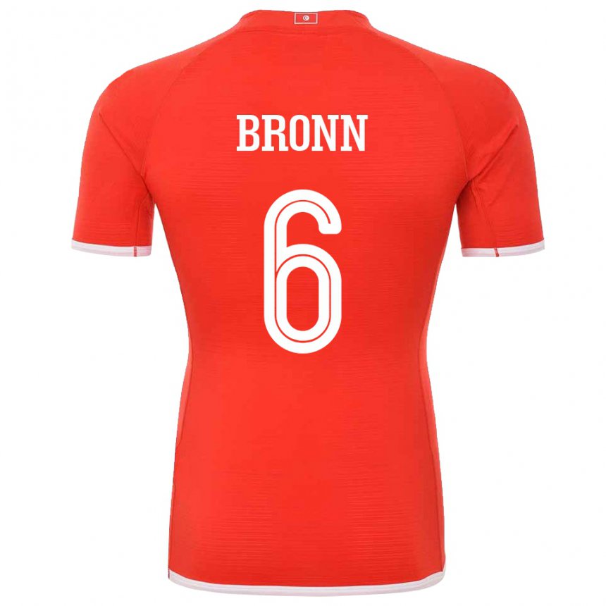 Damen Tunesische Dylan Bronn #6 Rot Heimtrikot Trikot 22-24 T-shirt Österreich