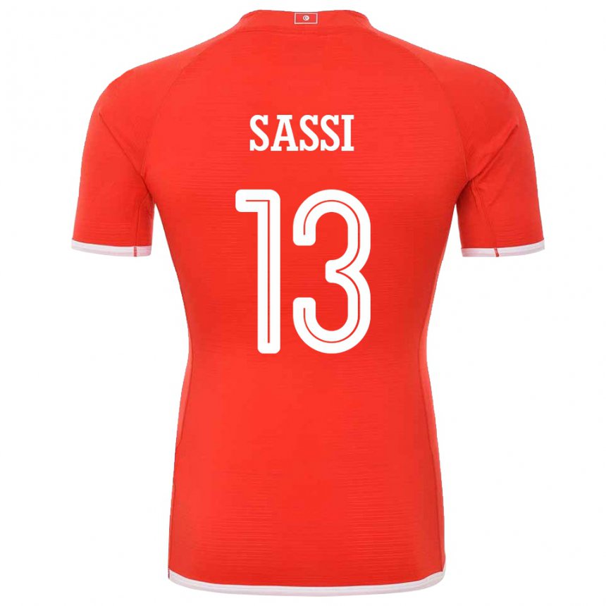 Damen Tunesische Ferjani Sassi #13 Rot Heimtrikot Trikot 22-24 T-shirt Österreich
