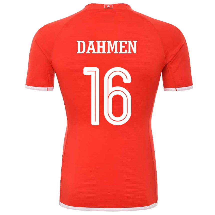Damen Tunesische Aymen Dahmen #16 Rot Heimtrikot Trikot 22-24 T-shirt Österreich