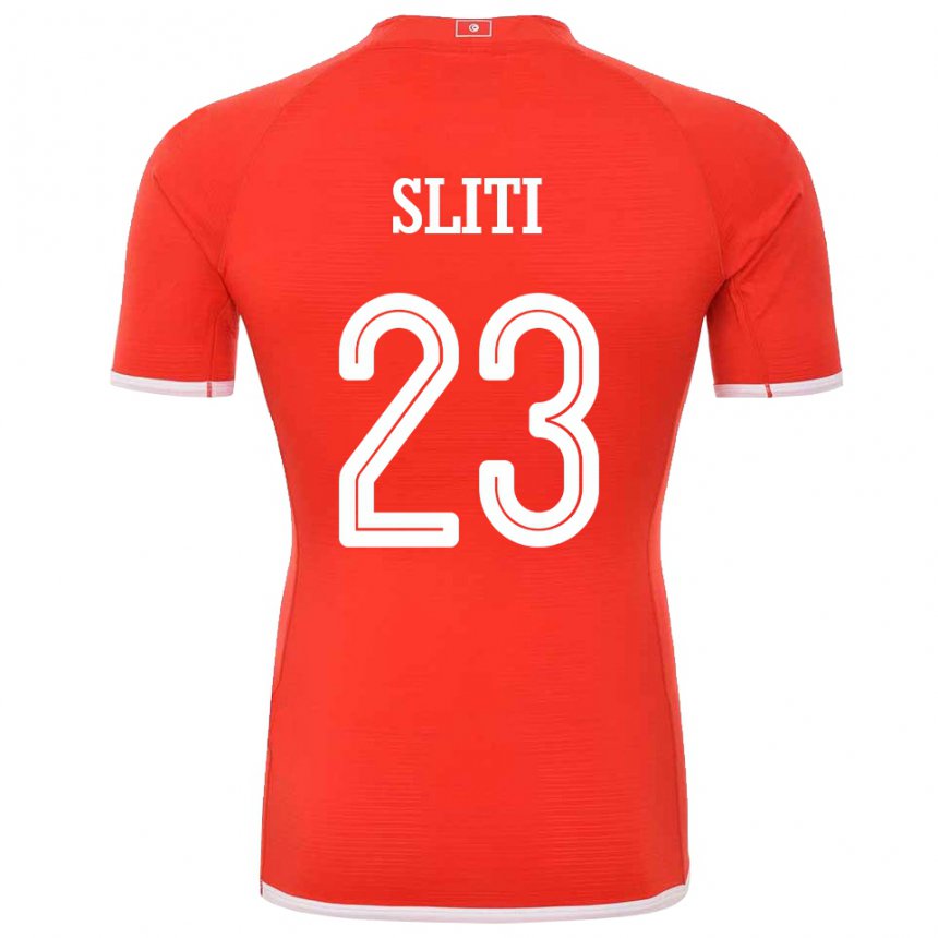 Damen Tunesische Naim Sliti #23 Rot Heimtrikot Trikot 22-24 T-shirt Österreich