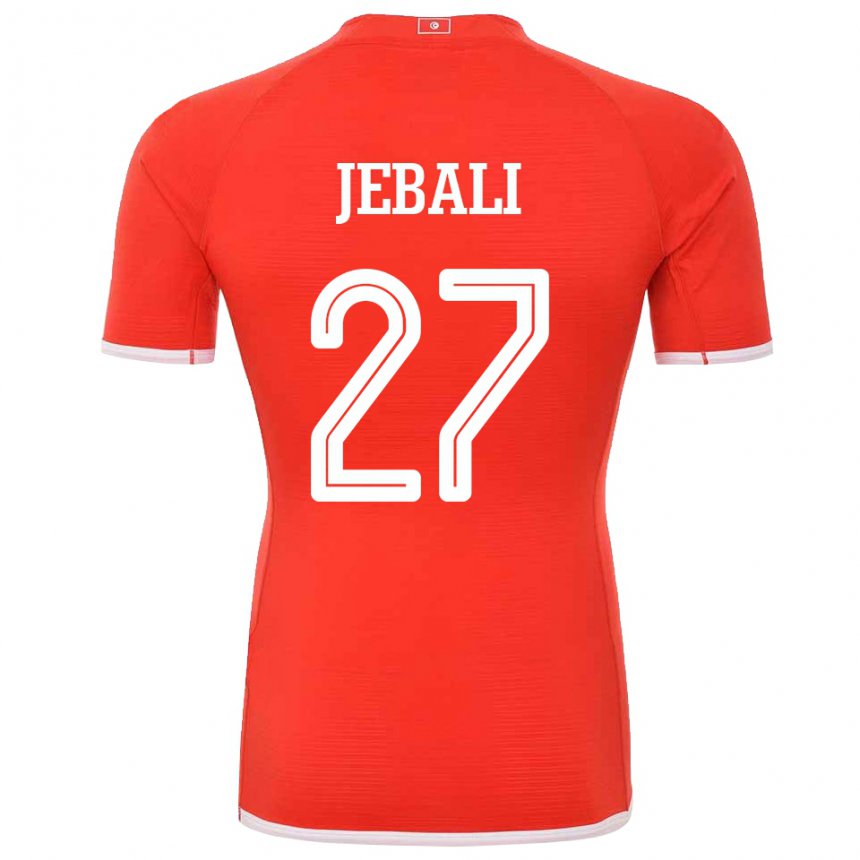 Damen Tunesische Issam Jebali #27 Rot Heimtrikot Trikot 22-24 T-shirt Österreich