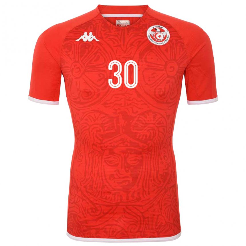 Damen Tunesische Yann Valery #30 Rot Heimtrikot Trikot 22-24 T-shirt Österreich