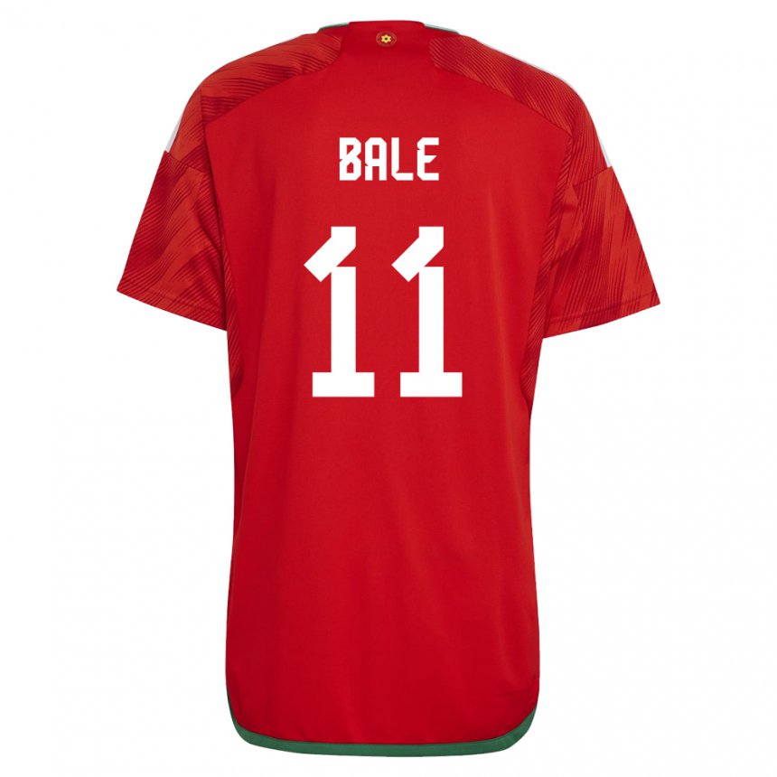 Damen Walisische Gareth Bale #11 Rot Heimtrikot Trikot 22-24 T-shirt Österreich