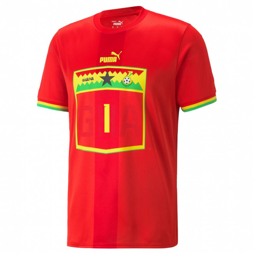Damen Ghanaische Richard Ofori #1 Rot Auswärtstrikot Trikot 22-24 T-shirt Österreich