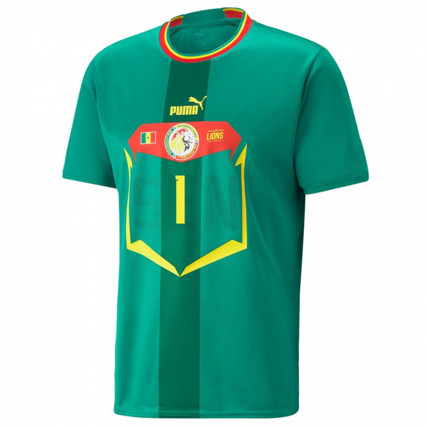 Damen Senegalesische Timothy Dieng #1 Grün Auswärtstrikot Trikot 22-24 T-shirt Österreich