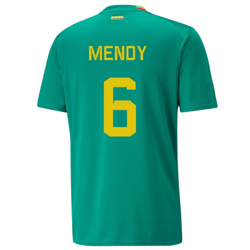 Damen Senegalesische Nampalys Mendy #6 Grün Auswärtstrikot Trikot 22-24 T-shirt Österreich