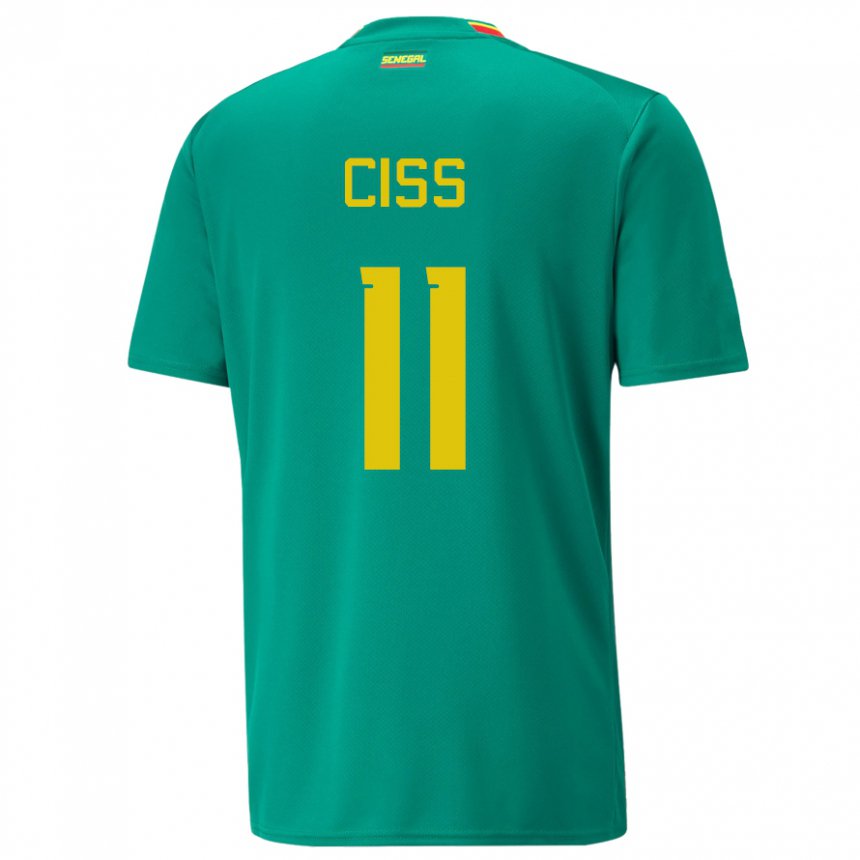 Damen Senegalesische Pathe Ciss #11 Grün Auswärtstrikot Trikot 22-24 T-shirt Österreich