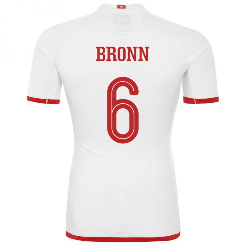 Damen Tunesische Dylan Bronn #6 Weiß Auswärtstrikot Trikot 22-24 T-shirt Österreich