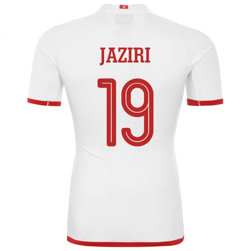 Damen Tunesische Seifeddin Jaziri #19 Weiß Auswärtstrikot Trikot 22-24 T-shirt Österreich