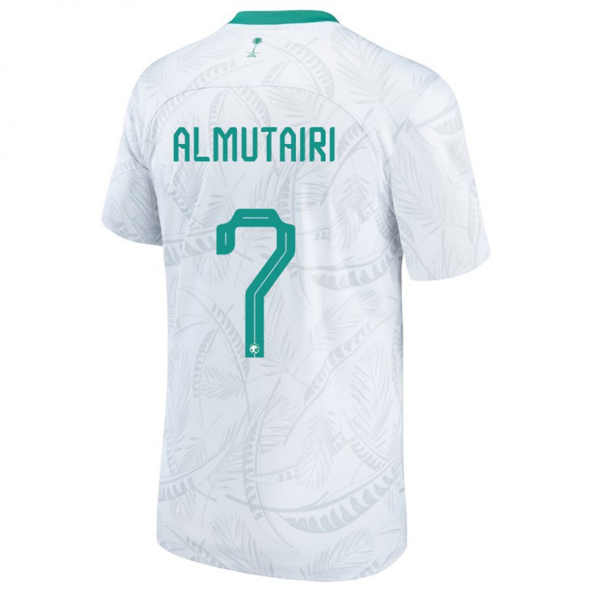 Kinder Saudi-arabische Nawaf Almutairi #7 Weiß Heimtrikot Trikot 22-24 T-shirt Österreich