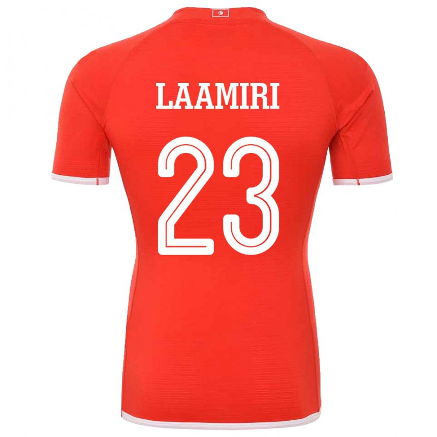 Kinder Tunesische Soumaya Laamiri #23 Rot Heimtrikot Trikot 22-24 T-shirt Österreich