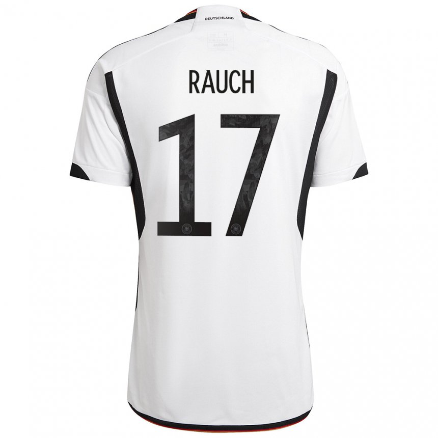 Kinder Deutsche Felicitas Rauch #17 Weiß Schwarz Heimtrikot Trikot 22-24 T-shirt Österreich