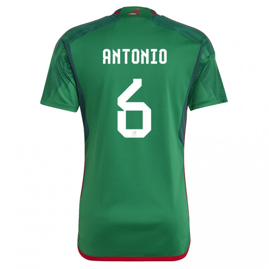 Kinder Mexikanische Nancy Antonio #6 Grün Heimtrikot Trikot 22-24 T-shirt Österreich