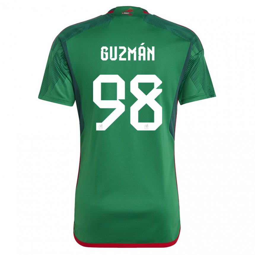Kinder Mexikanische Kinberly Guzman #98 Grün Heimtrikot Trikot 22-24 T-shirt Österreich