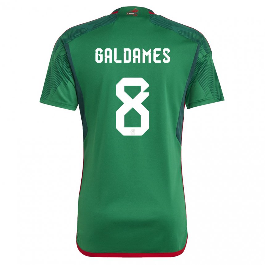 Kinder Mexikanische Benjamin Galdames #8 Grün Heimtrikot Trikot 22-24 T-shirt Österreich