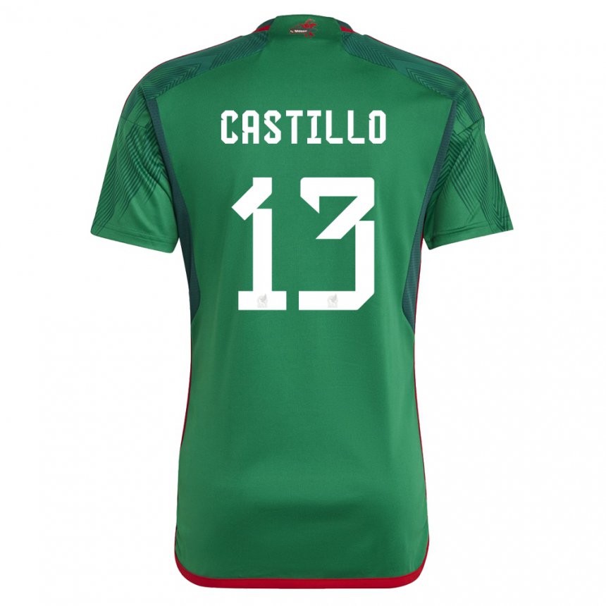 Kinder Mexikanische Jose Castillo #13 Grün Heimtrikot Trikot 22-24 T-shirt Österreich