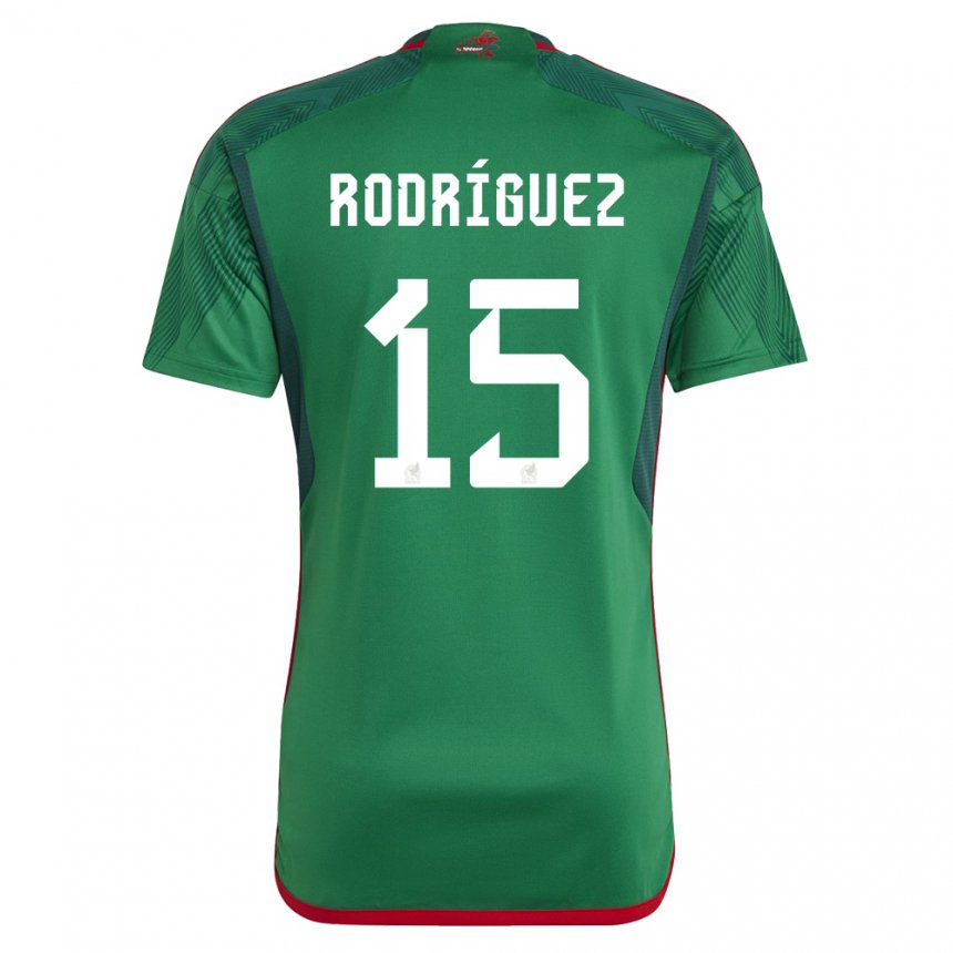 Kinder Mexikanische Jorge Rodriguez #15 Grün Heimtrikot Trikot 22-24 T-shirt Österreich