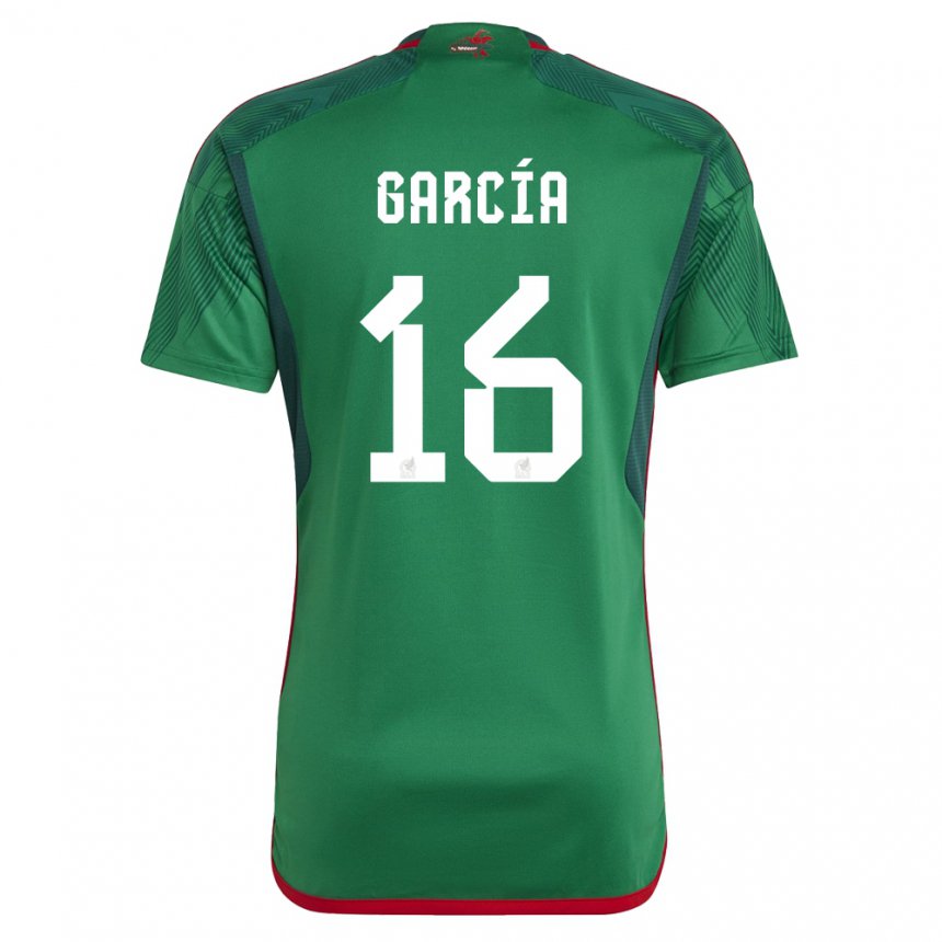 Kinder Mexikanische Uziel Garcia #16 Grün Heimtrikot Trikot 22-24 T-shirt Österreich