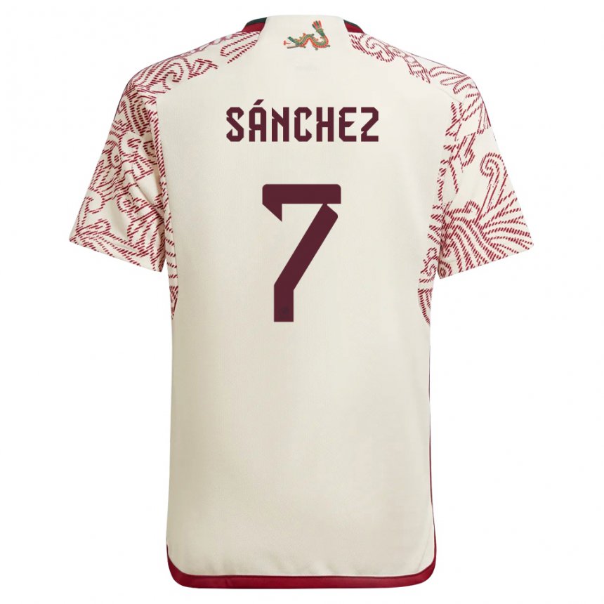 Kinder Mexikanische Maria Sanchez #7 Wunder Weiß Rot Auswärtstrikot Trikot 22-24 T-shirt Österreich